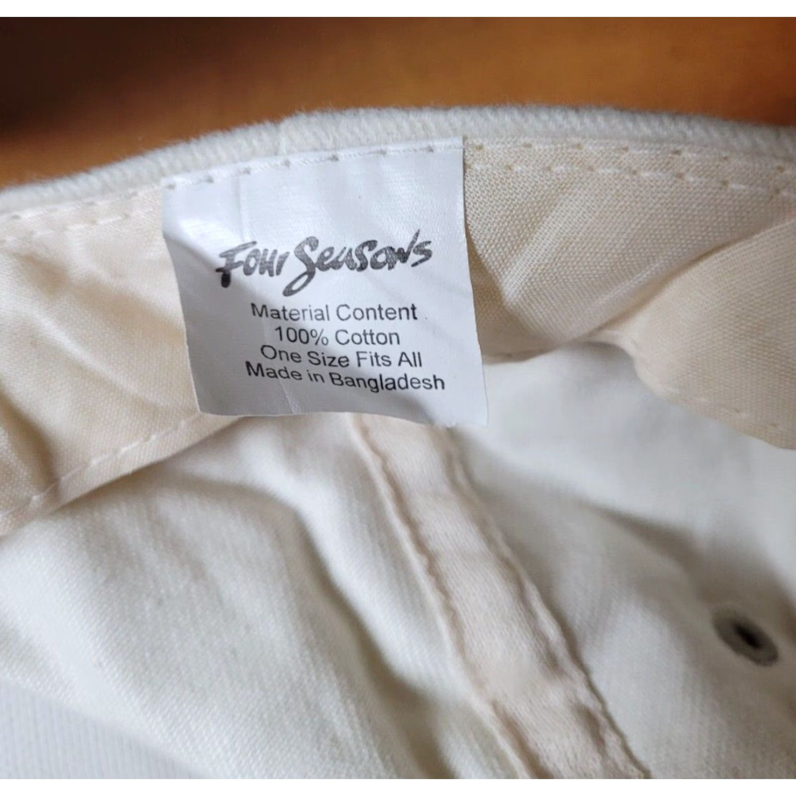 Vintage VTG Four Seasons Damon's Ribs Prime Rib Restaurant Hat Cap Ball Cap Adjustable White 80s Restaurants & Fast Food Men Mens Size ONE SIZE - 4 Thumbnail