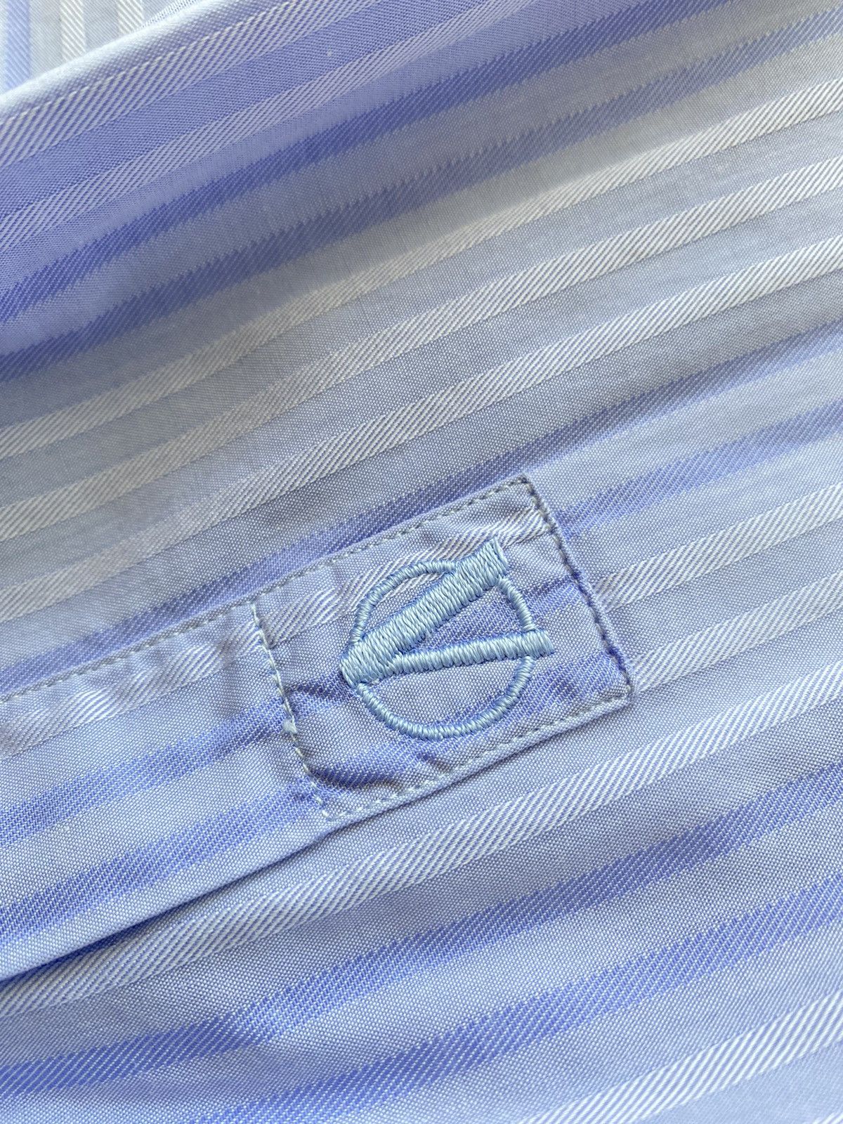 Versace Jeans Couture Vintage Versace Collection Stripe ls logo shirt Size US L / EU 52-54 / 3 - 5 Thumbnail