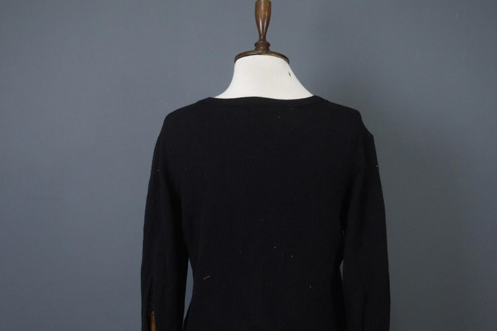 Marimekko Marimekko Black Wool Long Sleeve Front Cardigan Size XL Size XL / US 12-14 / IT 48-50 - 11 Thumbnail
