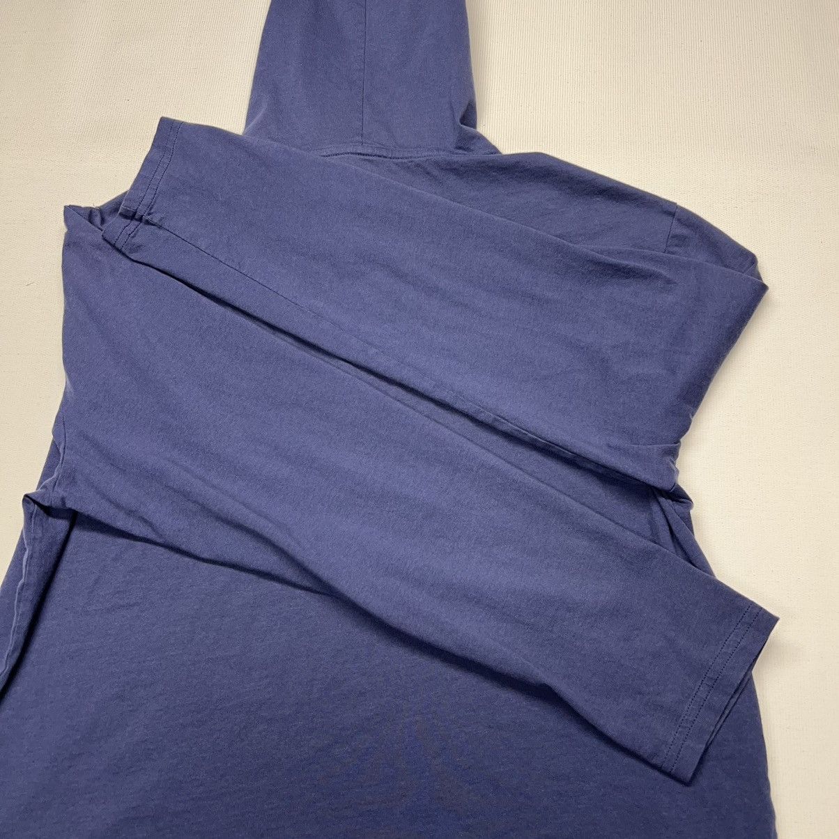 Polo Ralph Lauren Polo Ralph Lauren Hooded Tee Shirt Blue Hoodie Logo Y2K Size US L / EU 52-54 / 3 - 17 Thumbnail