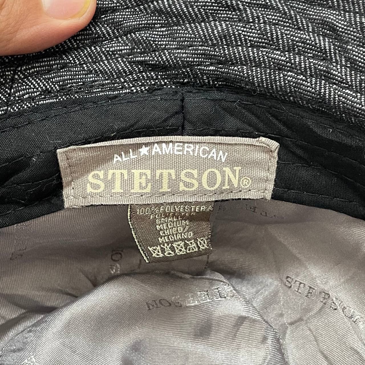 Stetson ⭐️SALE⭐️ STETSON Fedora Hat Herringbone Pattern Size ONE SIZE - 2 Thumbnail