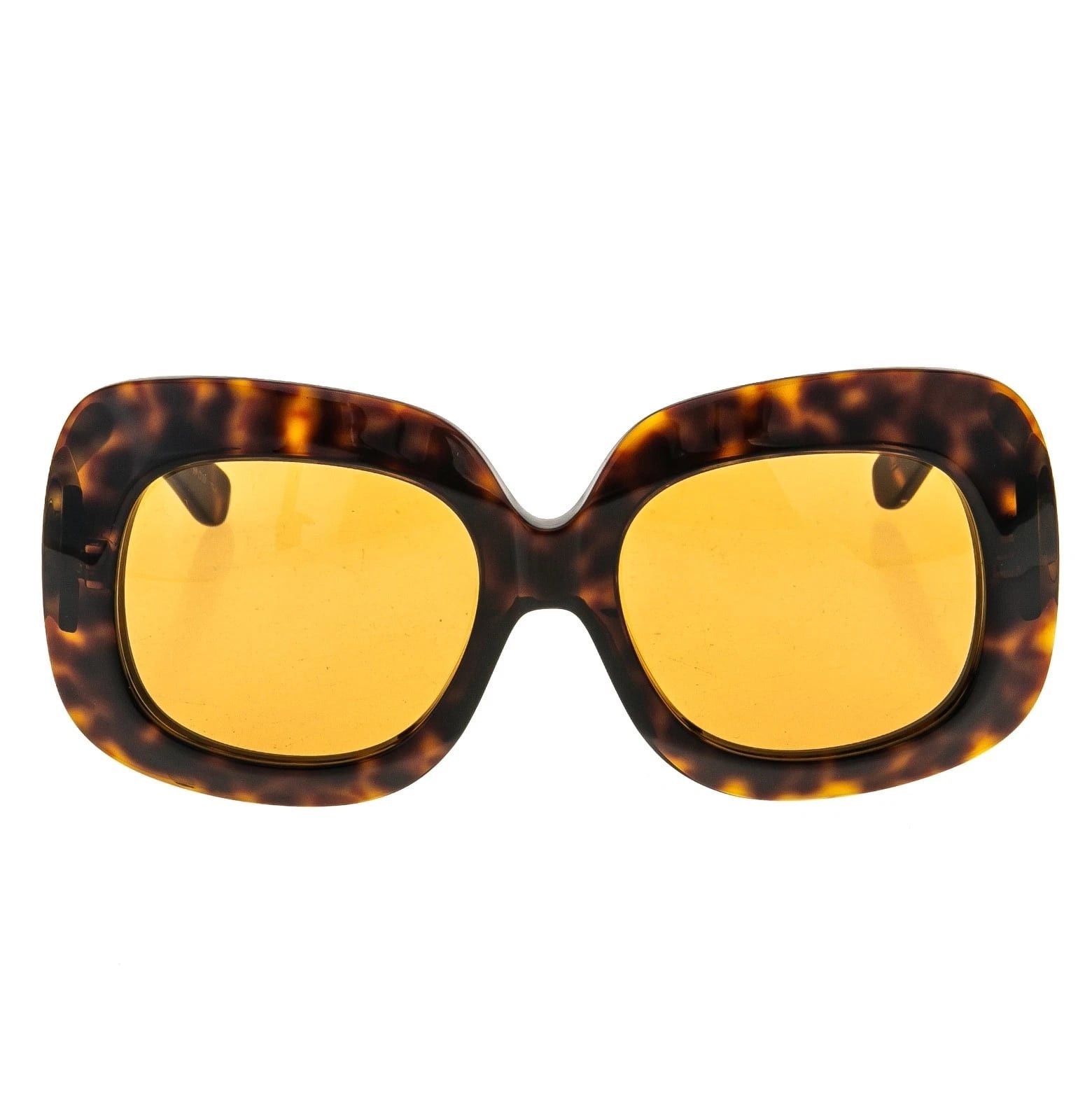 Valentino VALENTINO VLS180 Havana Oversized VLS 180C Logo Sunglasses Size ONE SIZE - 7 Thumbnail