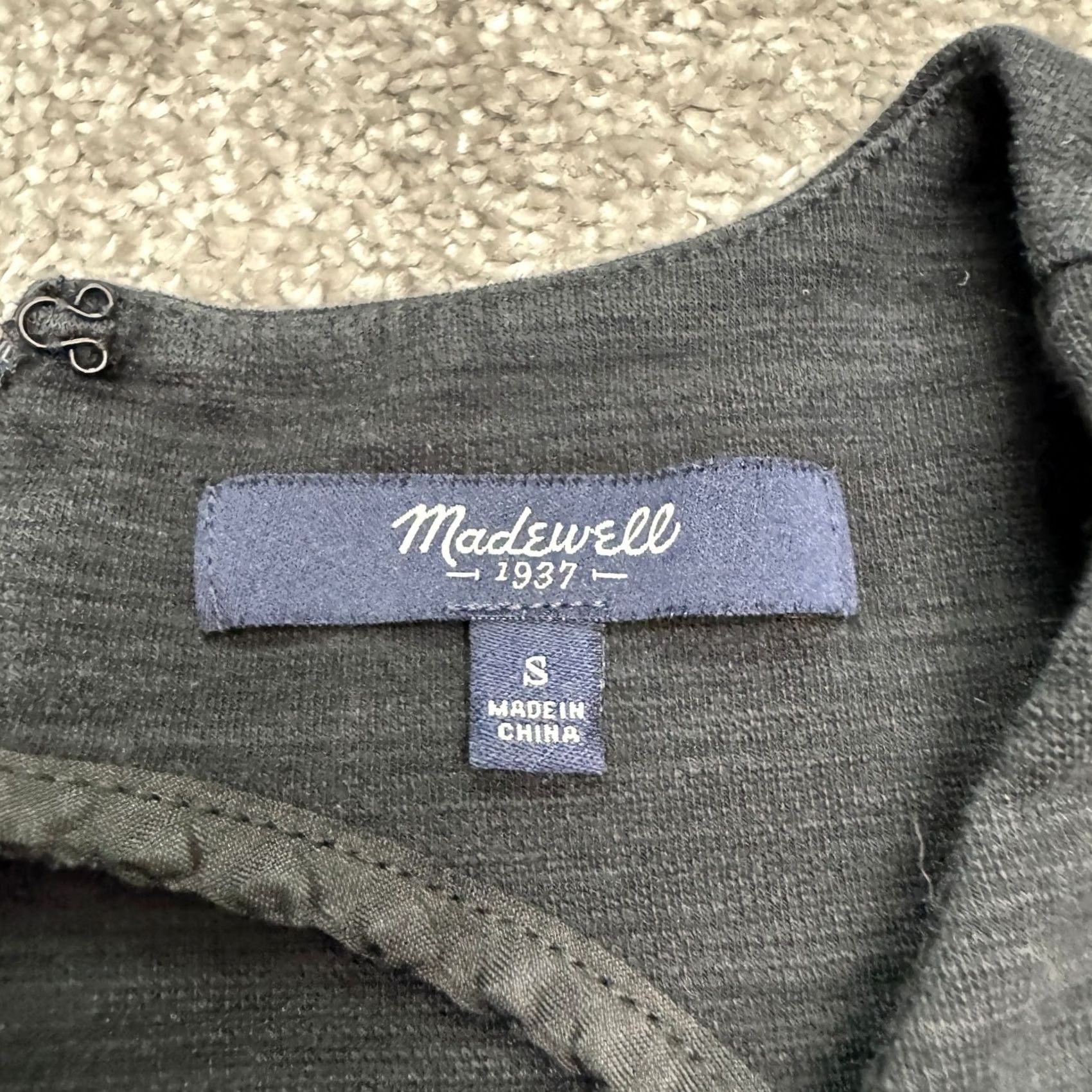 Madewell Madewell Dress Womens S Black Cotton Mini Tank Sleeveless Stretch Size S / US 4 / IT 40 - 5 Thumbnail