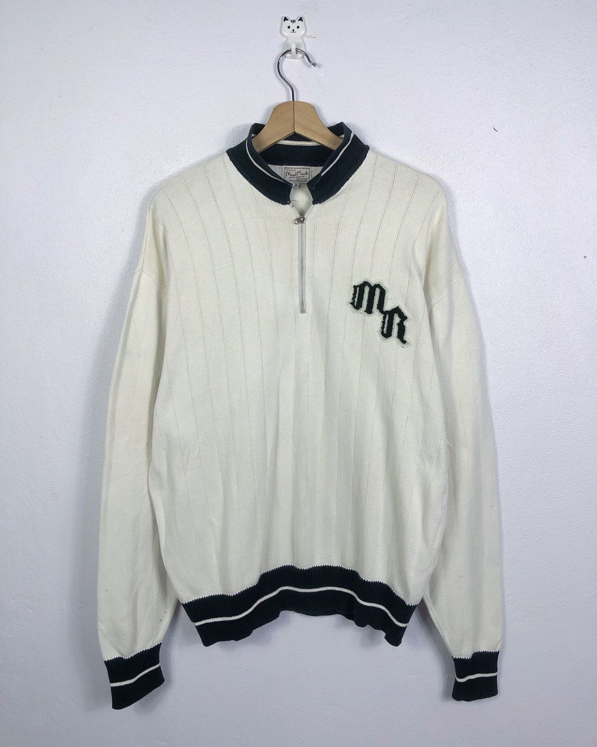 image of Maul Ruck Takeo Kikuchi Sweatshirt in Cream, Men's (Size Medium)