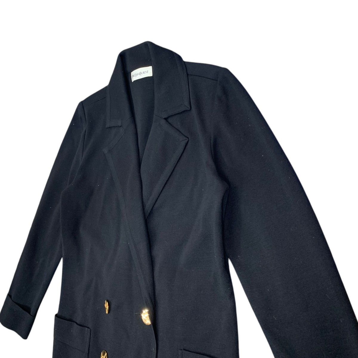 Yves Saint Laurent VINTAGE YVES SAINT LAURENT GOLD BUTTON COAT WOMEN Size M / US 6-8 / IT 42-44 - 3 Thumbnail