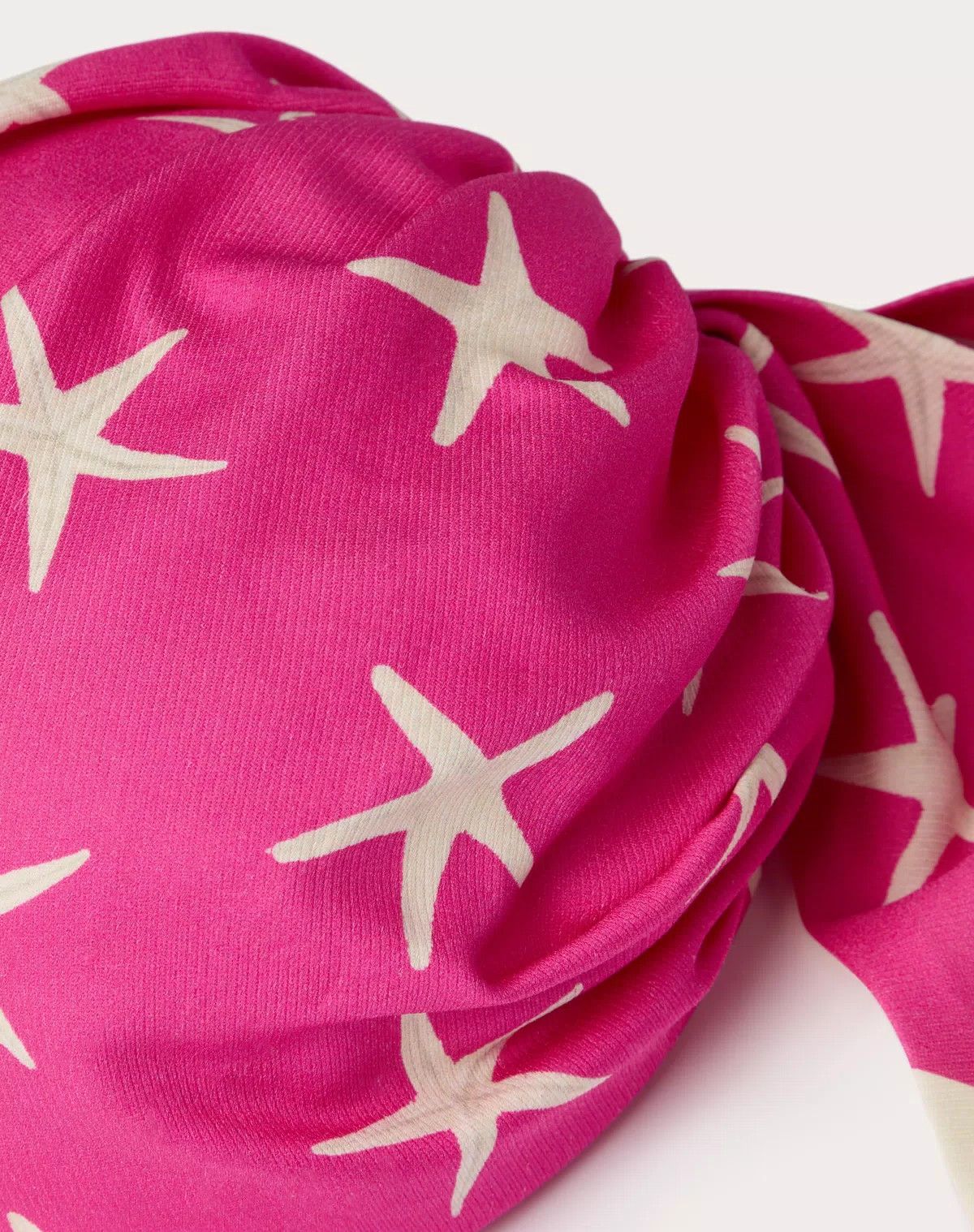 Valentino oc11z0725 Size:OS/Escape Headband In Cotton And Silk in Pink Size ONE SIZE - 4 Thumbnail