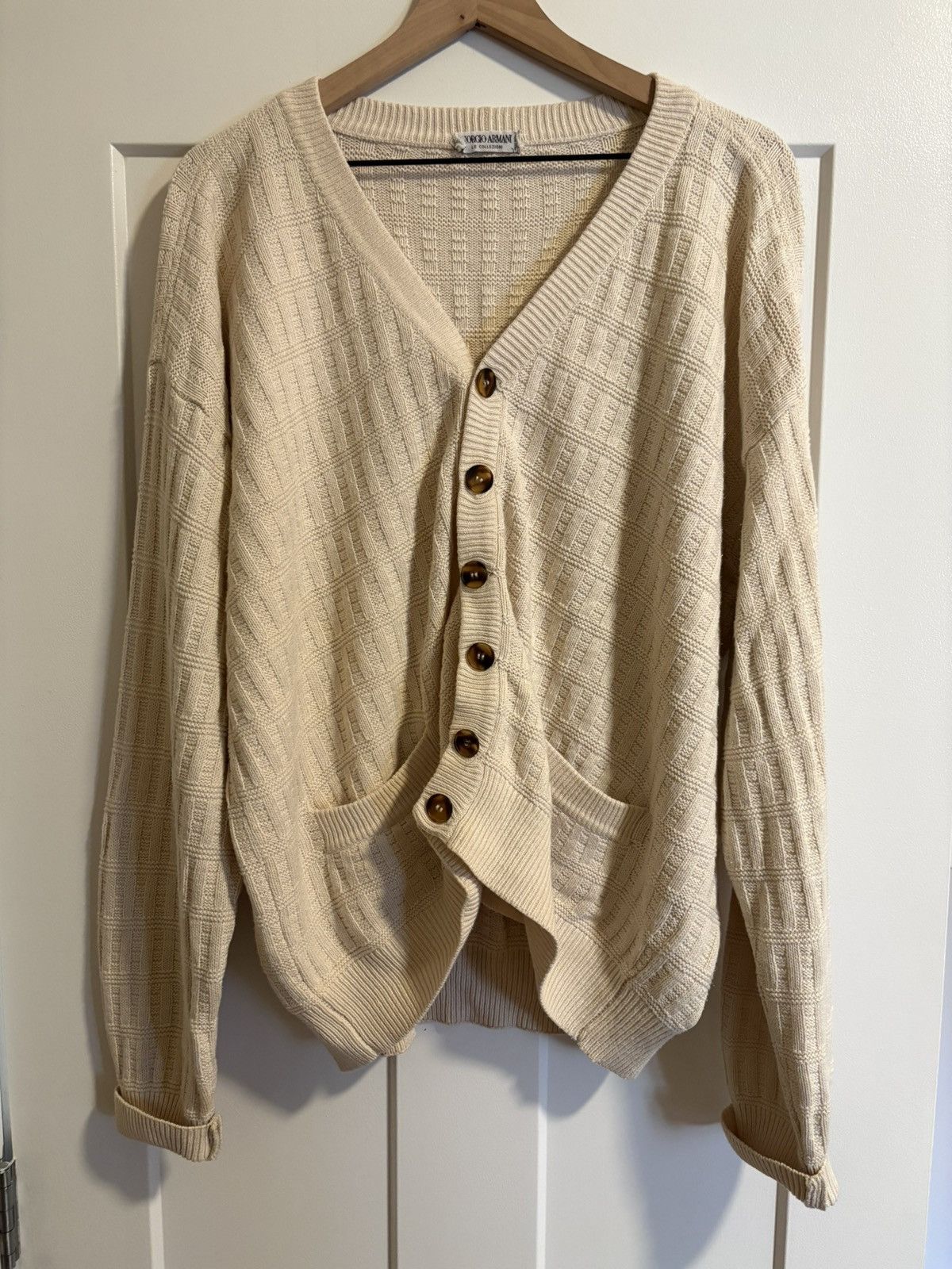 Giorgio Armani Armani Cardigan Size US L / EU 52-54 / 3 - 1 Thumbnail