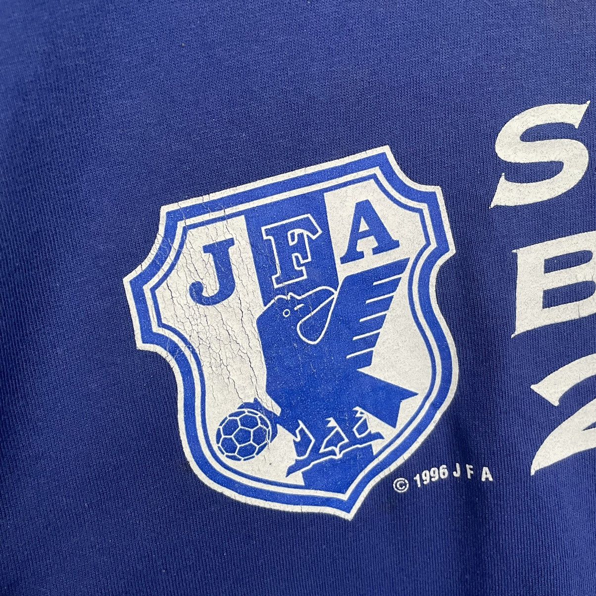 Disney × Vintage Vintage 2006 Japan FA Samurai Blue Football x Mickey Mouse Size US L / EU 52-54 / 3 - 9 Thumbnail