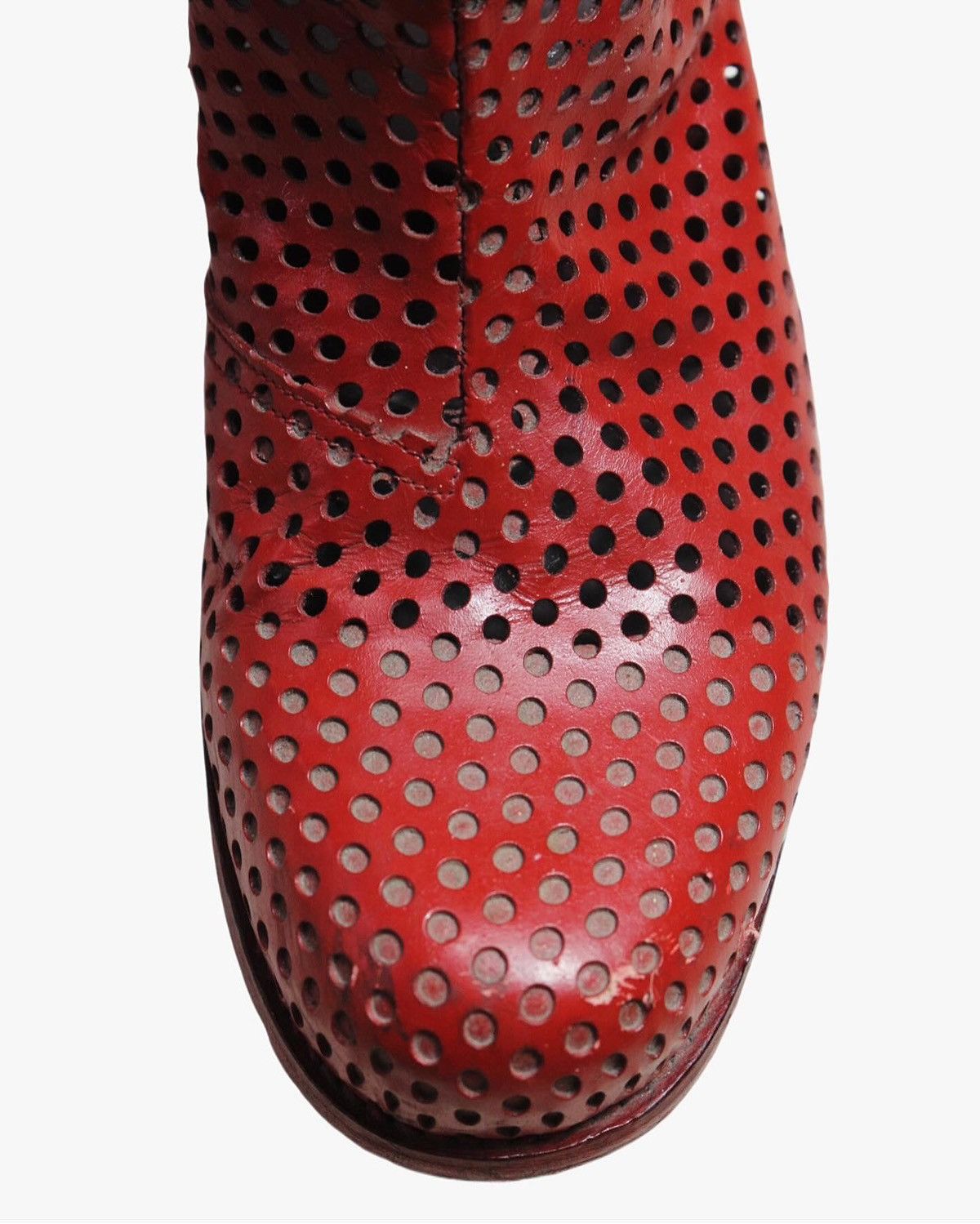 Obscur OBSCUR PERFORATED BACK ZIP ANKLE BOOTS Size US 8 / EU 41 - 7 Thumbnail