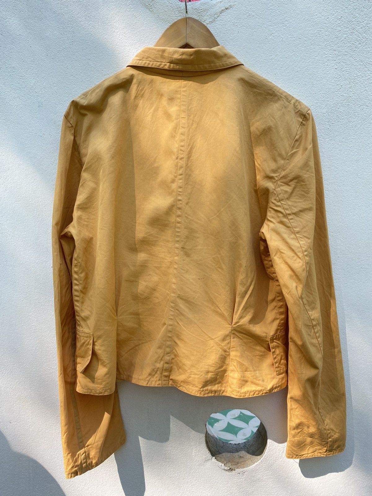 Designer FRANCO MONTANARINI Yellow Blazer Jacket Size ONE SIZE - 12 Thumbnail