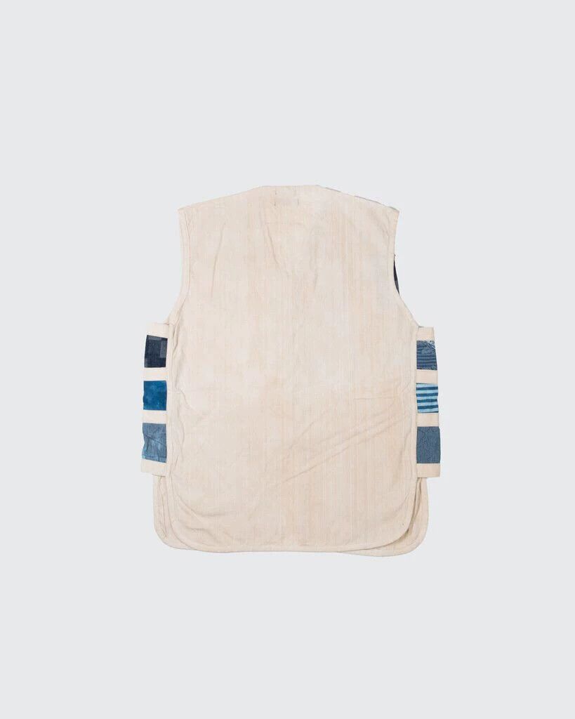 Dr. Collectors Dr.collectors Boro Hand Stitched Indigo & Tea Dyed Vest Size US S / EU 44-46 / 1 - 7 Thumbnail