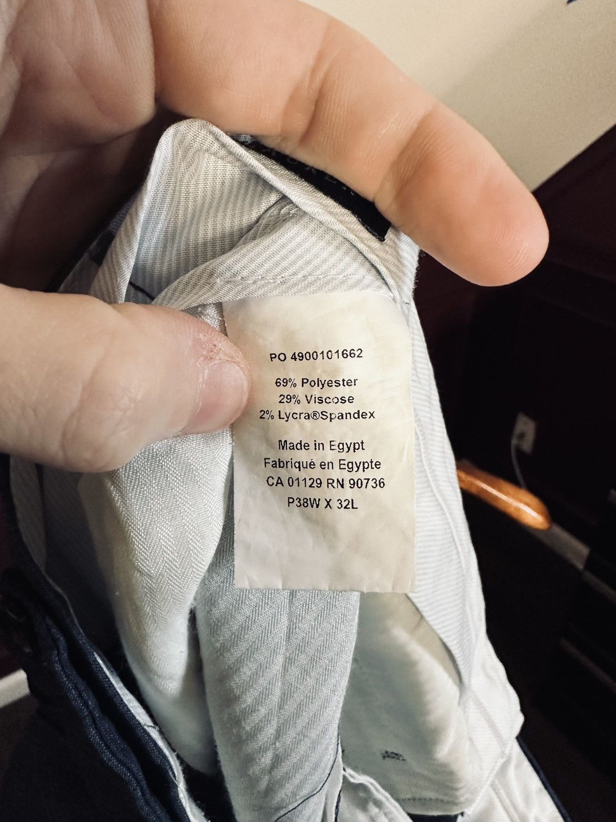 RRL Ralph Lauren Double RL blue plaid Egyptian flat front pants trousers Size US 37 - 10 Thumbnail