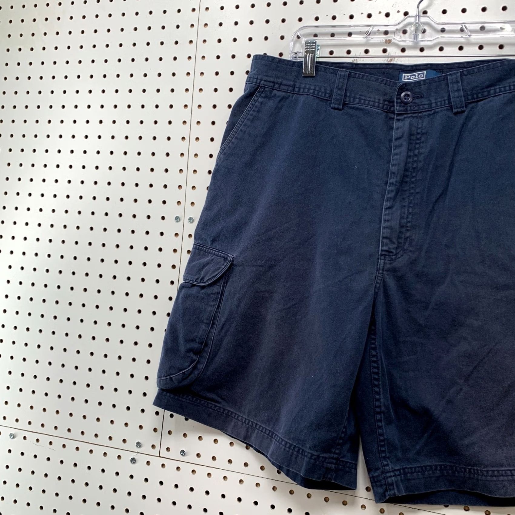 Polo Ralph Lauren Polo Ralph Lauren Cargo Shorts Mens Navy Blue 36x10 Casual Cargo Utility Shorts Mens Size US M / EU 48-50 / 2 - 3 Thumbnail