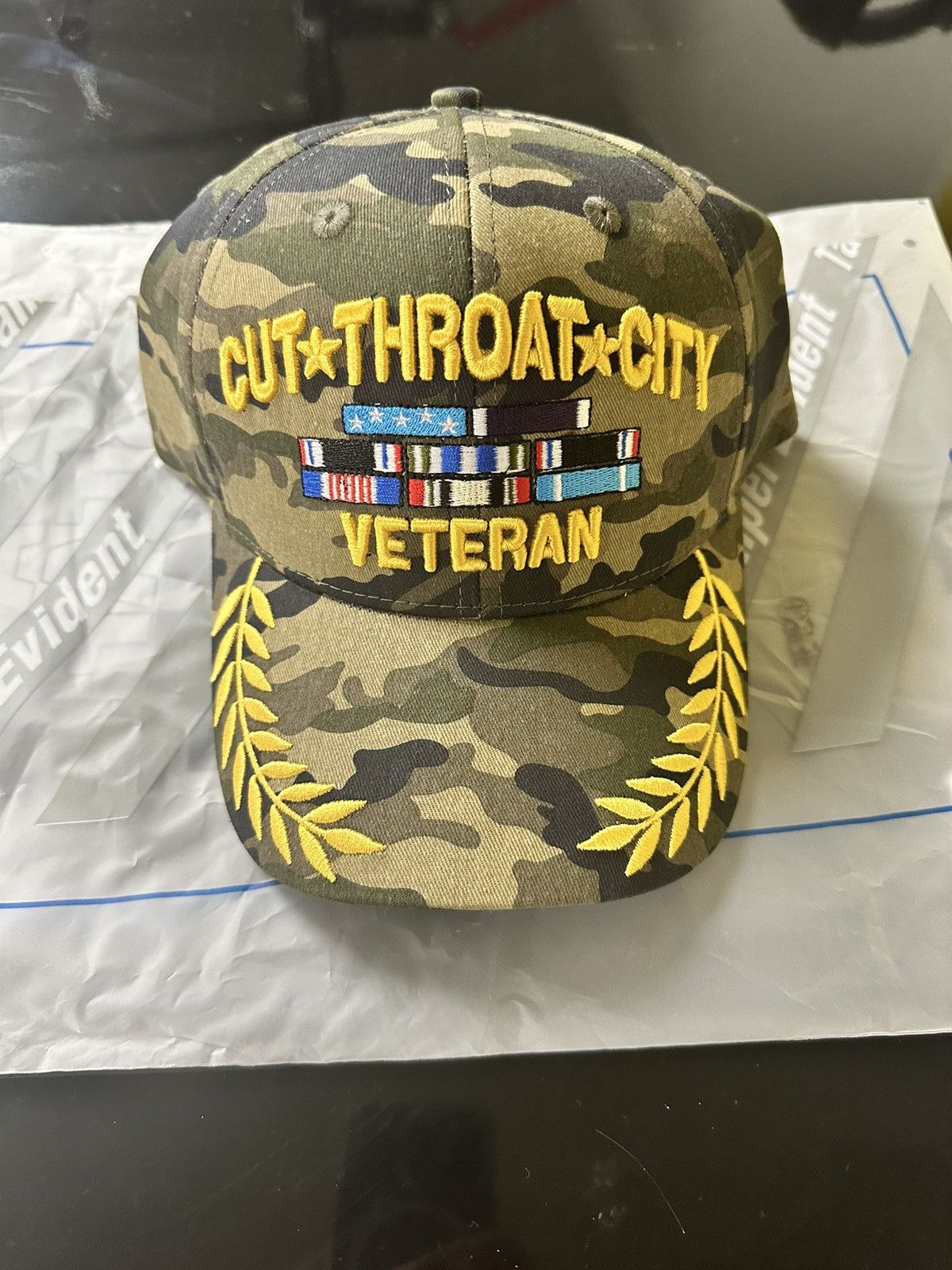 image of G59 Records Cut Throat City Veteran Hat, Men's
