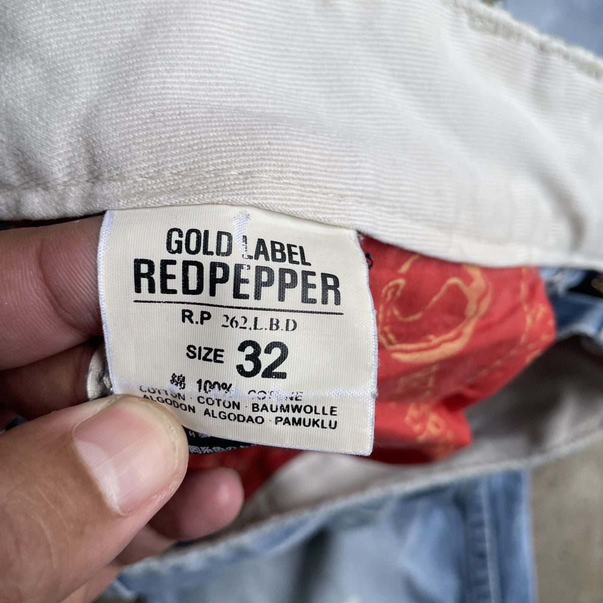 Japanese Brand 🔥🇯🇵Red Pepper Stoned Washed Ripped Distress Denim Jeans Size US 34 / EU 50 - 16 Thumbnail
