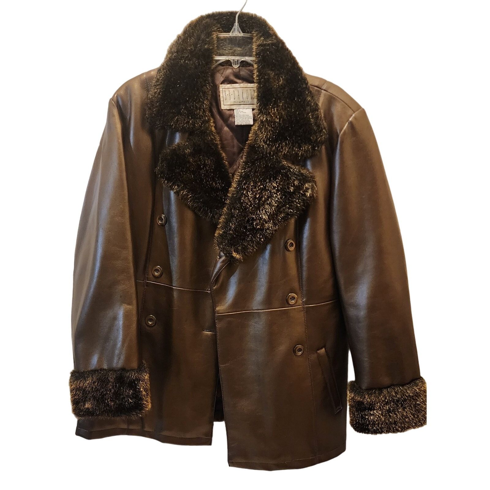 BB Dakota B B Dakota Pret A Porter Coat Brown With Fake Fur Jacket, L Size L / US 10 / IT 46 - 1 Thumbnail