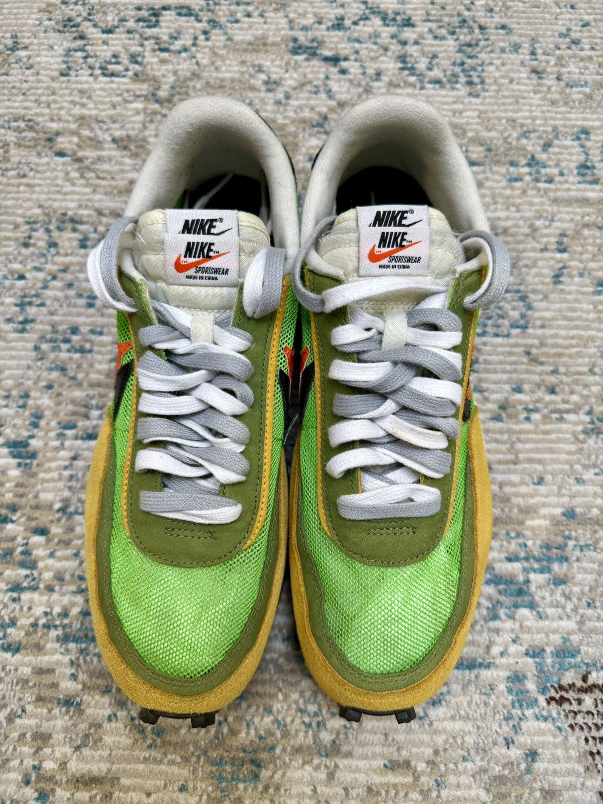 Nike × Sacai Nike Sacai Waffle Green Size US 10.5 / EU 43-44 - 2 Thumbnail