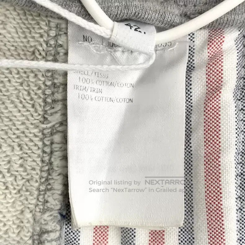 Thom Browne Thom Browne size 2 Gray classic cotton drawstring casual pa Size US 32 / EU 48 - 8 Thumbnail