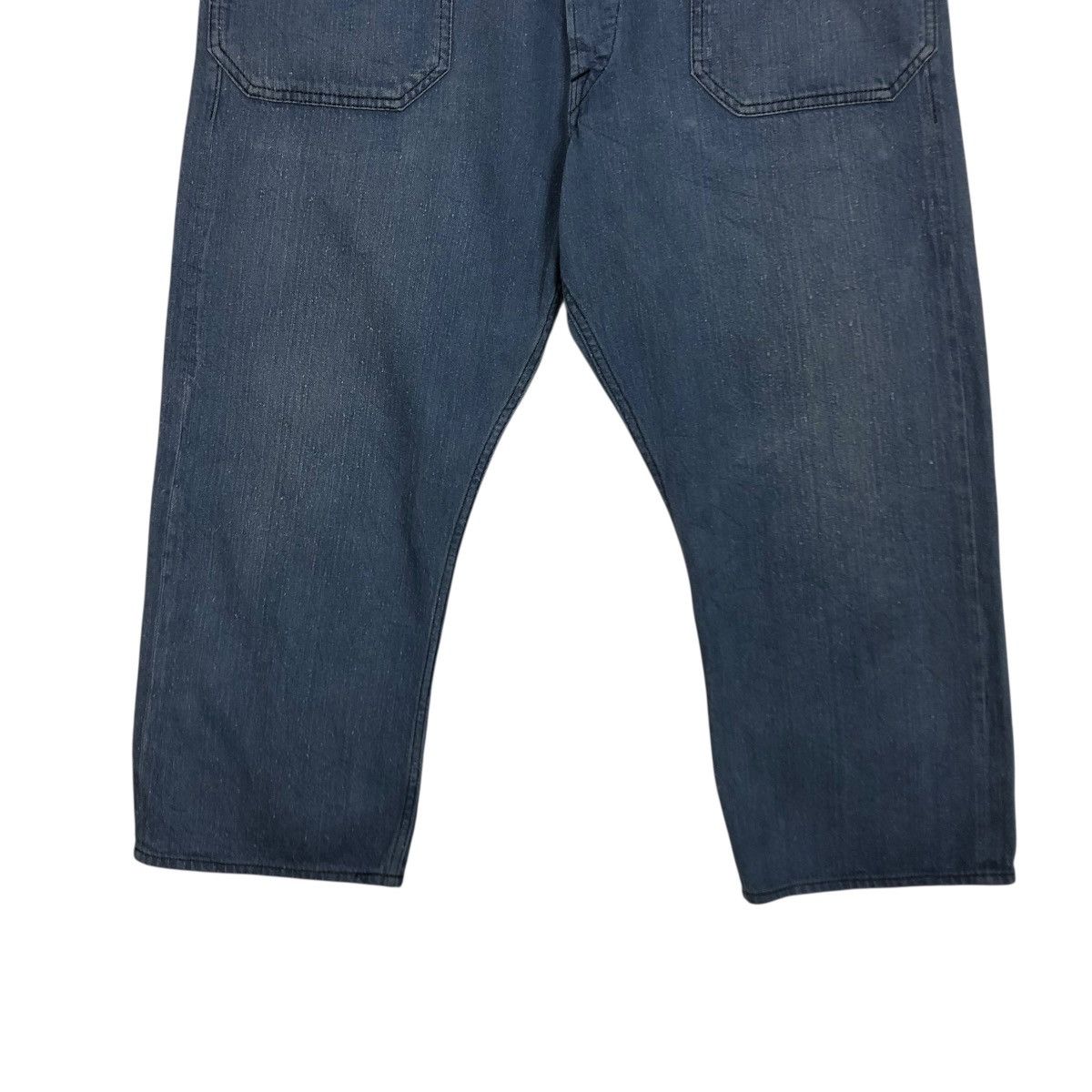 Japanese Brand 🔥VINTAGE CANTON OVERALLS PANTS INDIGO UNION MADE Size US 34 / EU 50 - 7 Thumbnail