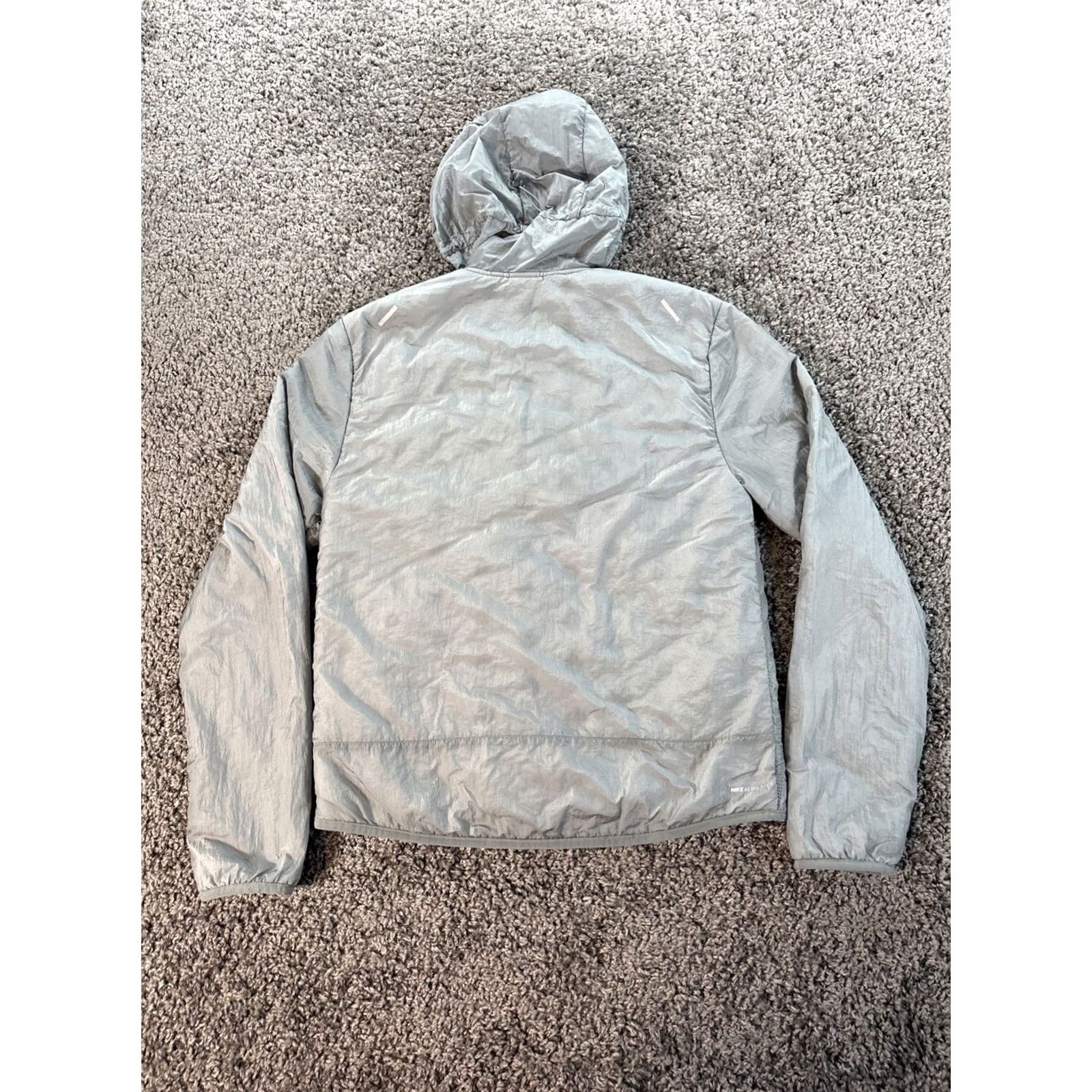 Nike Nike AeroLayer Reflective Repel Jacket Mens S Lightweight Windbreaker Running CU5388-084 Size US S / EU 44-46 / 1 - 5 Thumbnail