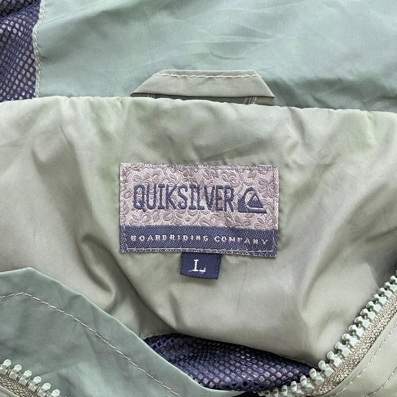 Quiksilver Vintage 90s QUIKSILVER BOARDRIDING Surf Fullprint Anorak Size US L / EU 52-54 / 3 - 2 Thumbnail