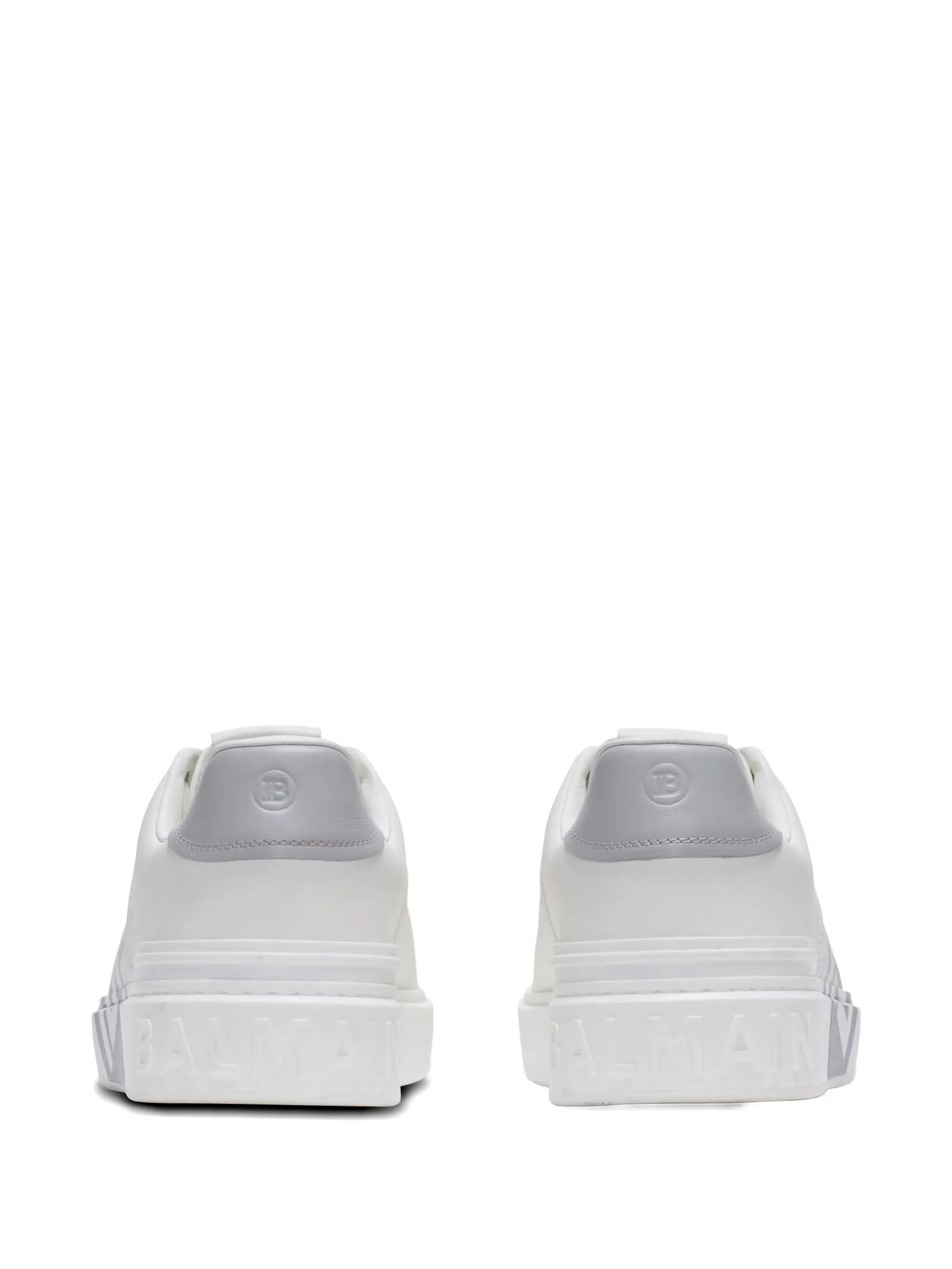 Balmain os11x0226 B-Court logo Low-Top Sneakers in White Size US 12 / EU 45 - 3 Thumbnail