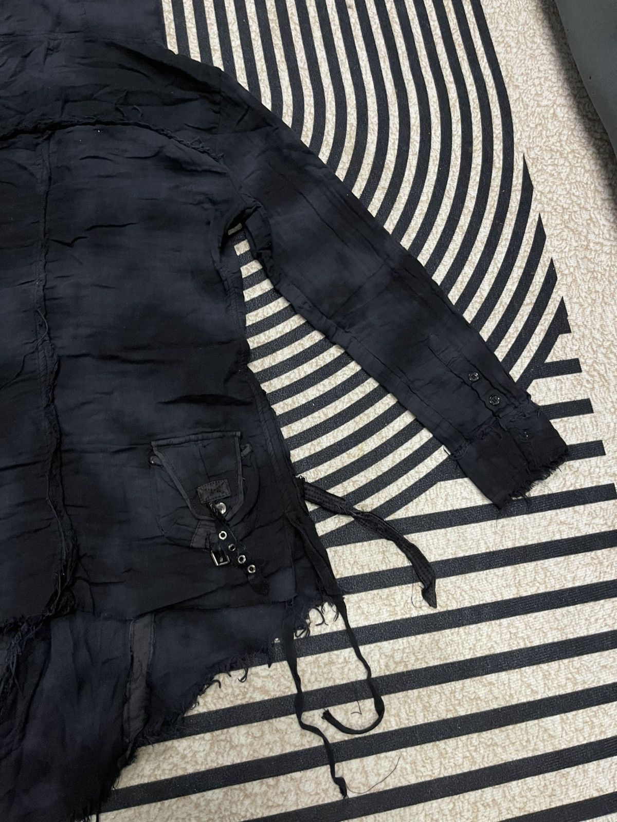 semanticdesign 2000s SEMANTIC DESIGN ASYMMETRICAL GRUNGE LONG HOOD JACKET Size US S / EU 44-46 / 1 - 17 Thumbnail