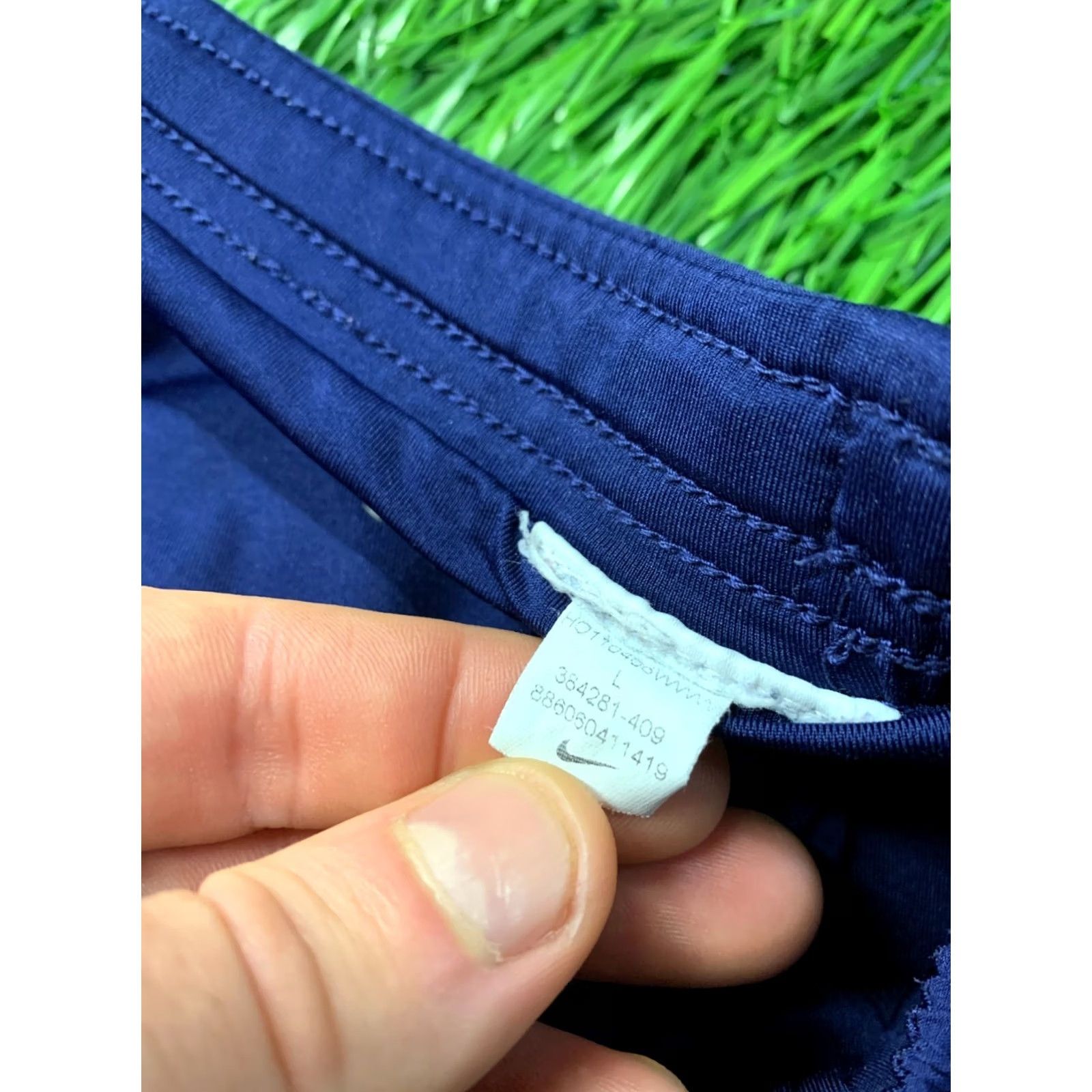 Nike Nike Dri-FIT Original 2011 Men Running Shorts SIZE L Navy Blue and White Training Shorts Athletic Nike Dri-FIT 2011 Men Running Training Shorts Mens L Size US 33 - 5 Thumbnail