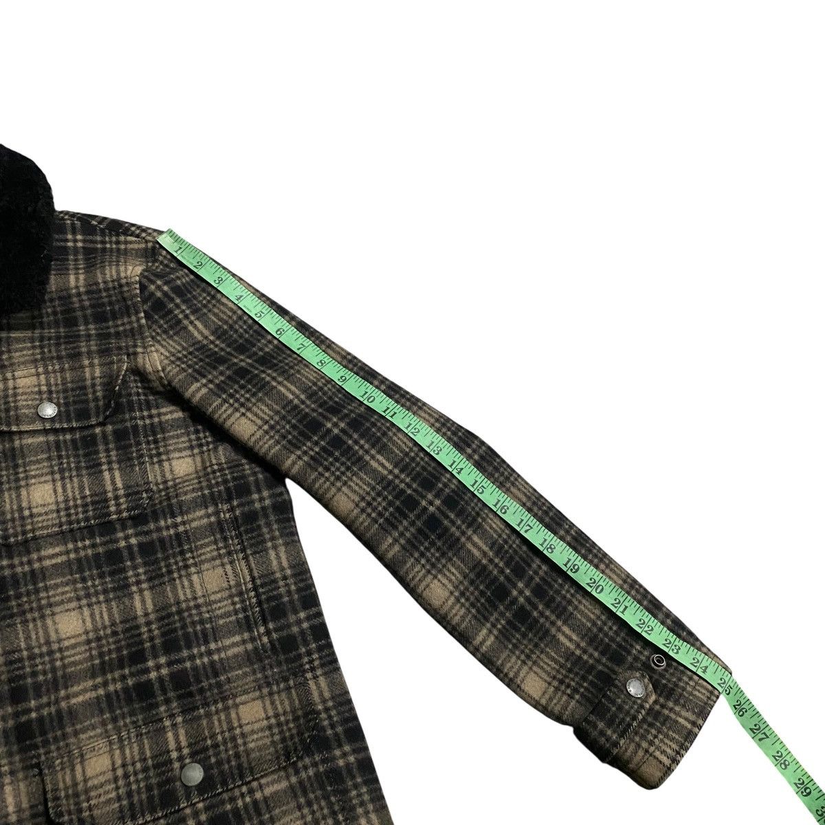 Banana Republic Banana Republic Wool Plaid Button Jacket M Size Brown/Black Size US M / EU 48-50 / 2 - 15 Thumbnail