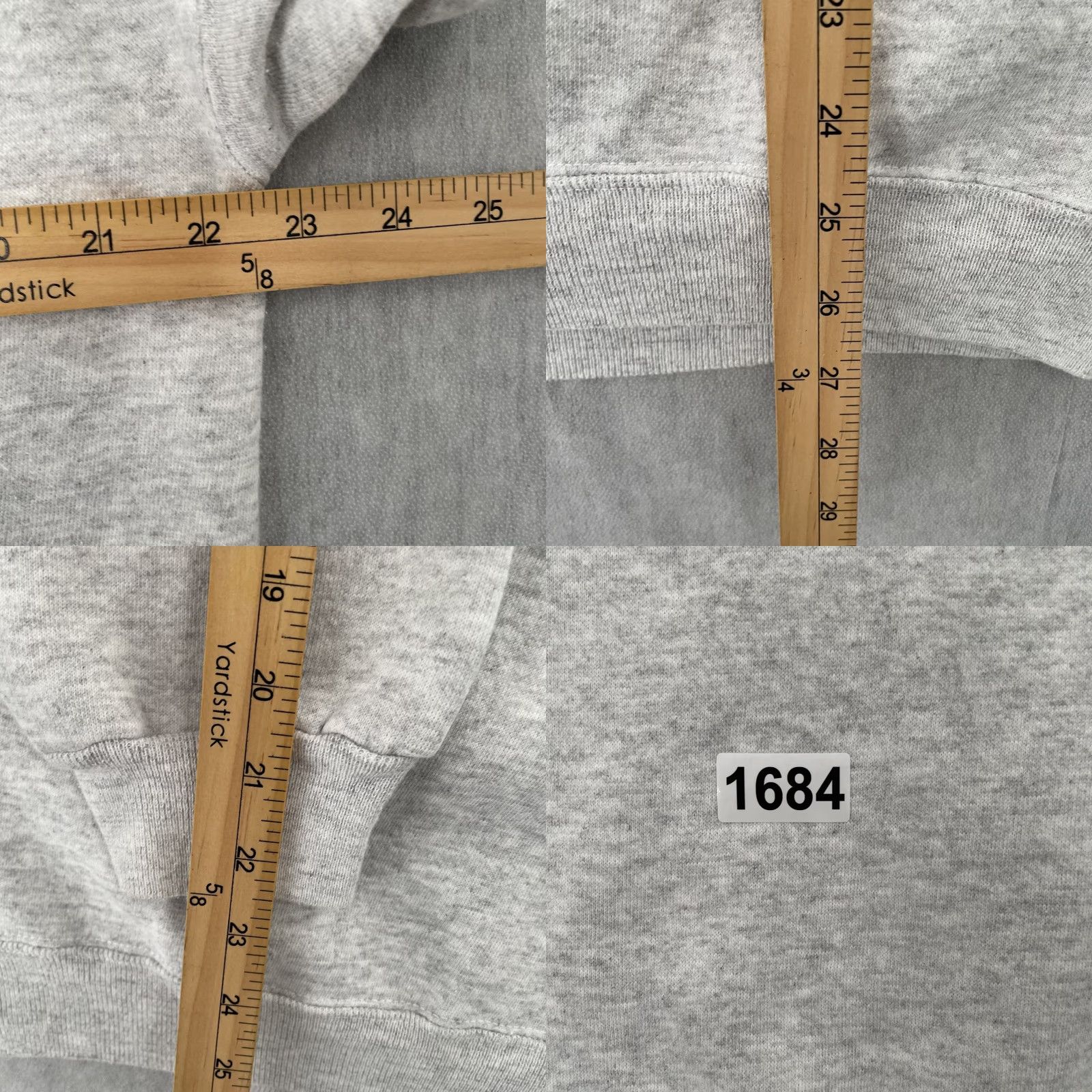 Hanes VINTAGE Hanes Sweatshirt Shirt Adult 2XL Gray Time Square Twin Towers 80s 90s USA Mens Size US XXL / EU 58 / 5 - 8 Thumbnail