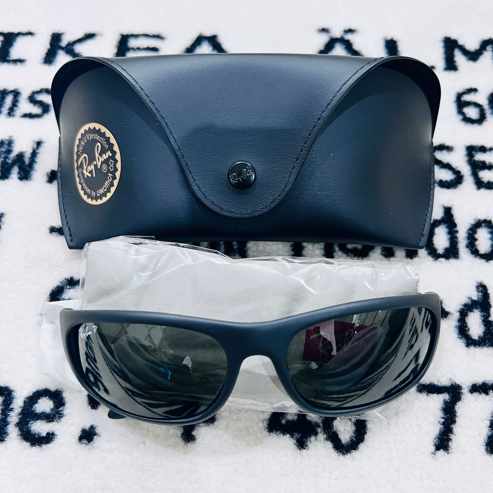 RayBan Rayban RB4033 Polarized Predator Wrap Sunglasses Size ONE SIZE - 1 Thumbnail