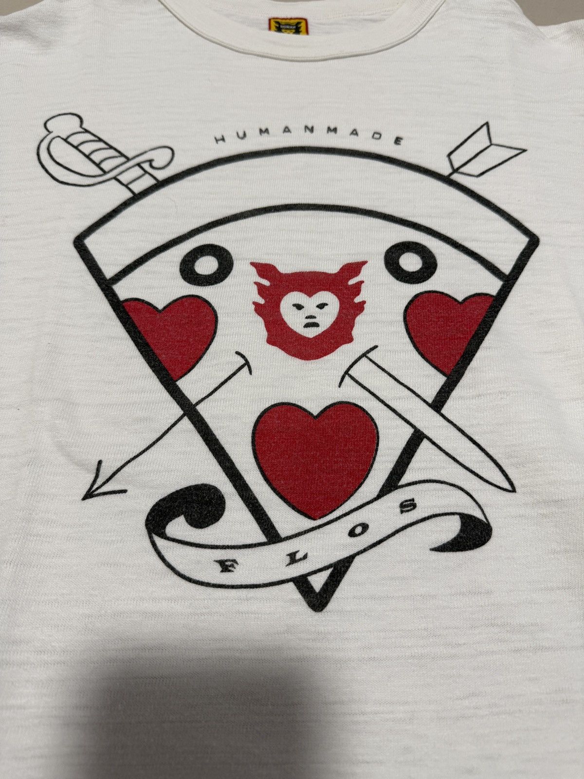 Human Made × Nigo × Pharrell Human Made Pizza Slide T-Shirt Size US M / EU 48-50 / 2 - 3 Thumbnail