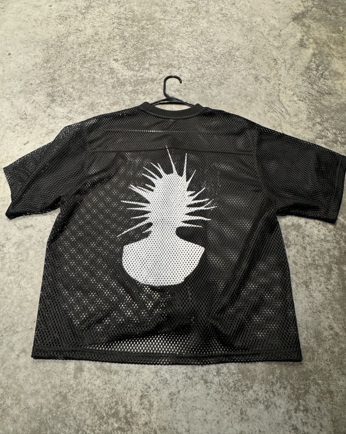 Japanese Brand × Vintage Mesh Gothic Scripture vamp short-sleeve Size US M / EU 48-50 / 2 - 2 Thumbnail
