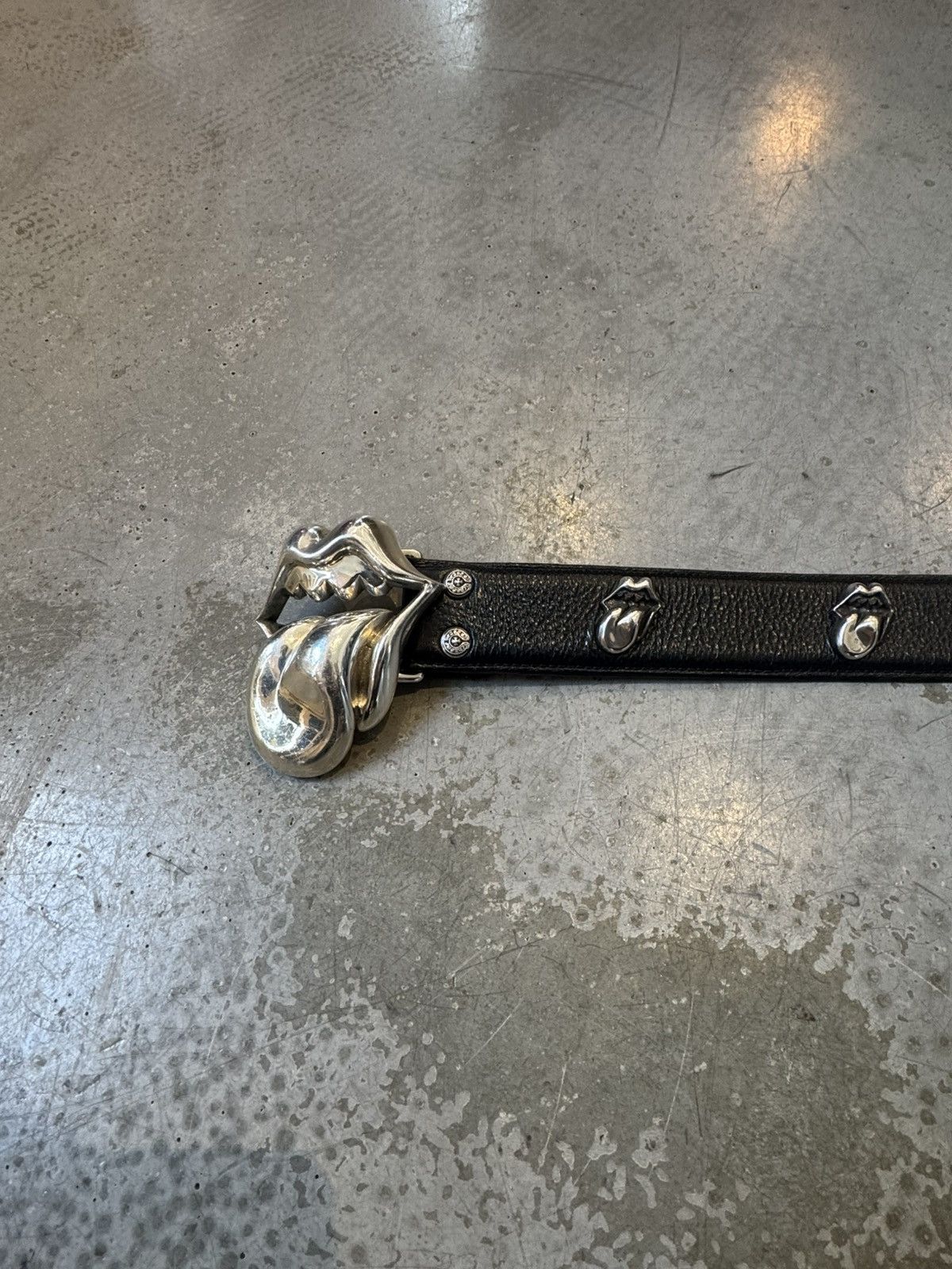 Chrome Hearts Chrome Hearts Rolling Stones Belt Size 38 - 12 Thumbnail
