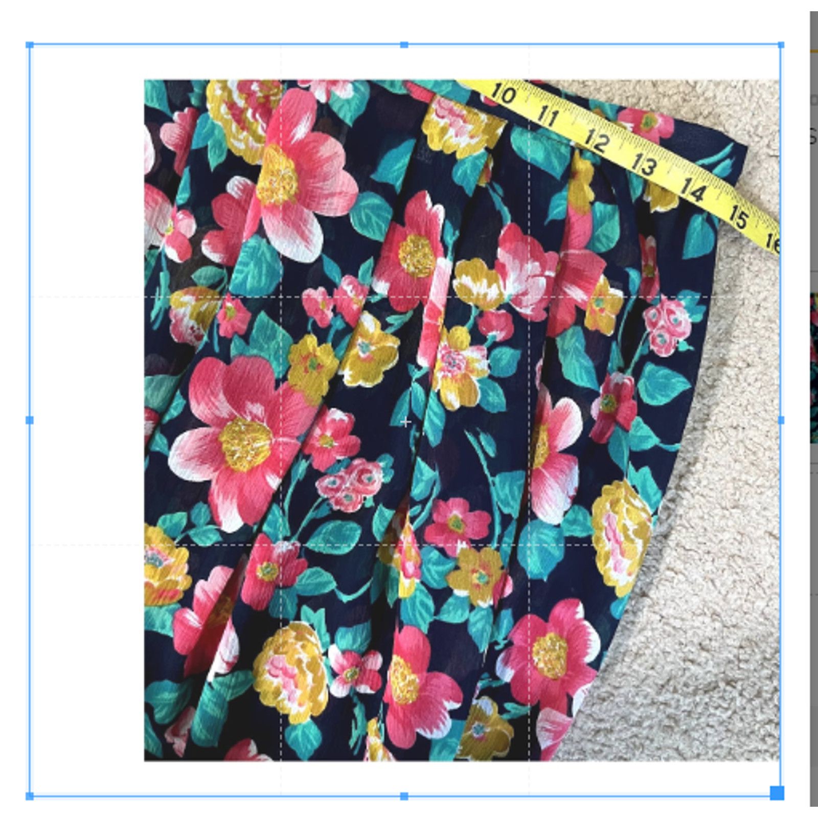 Vintage Women's Vintage Leslie Fay Pleated Floral Skirt 10 Size 32" / US 10 / IT 46 - 3 Thumbnail