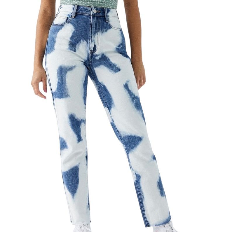 Pacsun Pacsun Acid Bleach Wash Mom Jeans Size 24" / US 00 / IT 34 - 1 Thumbnail