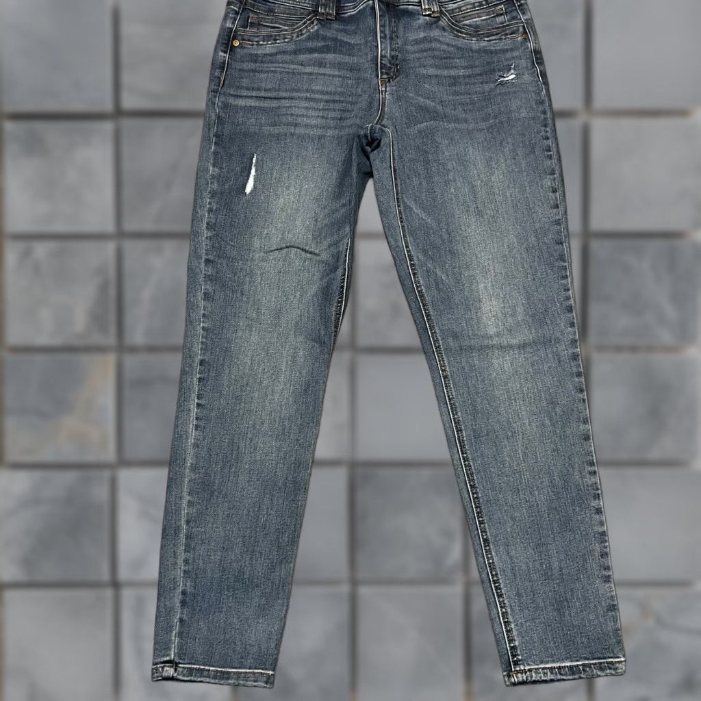 Vintage Democracy Jeans Womens 12 Ab Solution Skinny Ankle High Rise Blue (34x28.5) Size 34" / US 12 / IT 48 - 1 Thumbnail