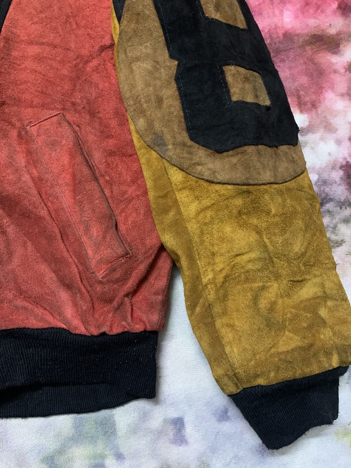 Leather Vintage Eight Ball Leather Suede Dirty Made in England Size US L / EU 52-54 / 3 - 6 Thumbnail