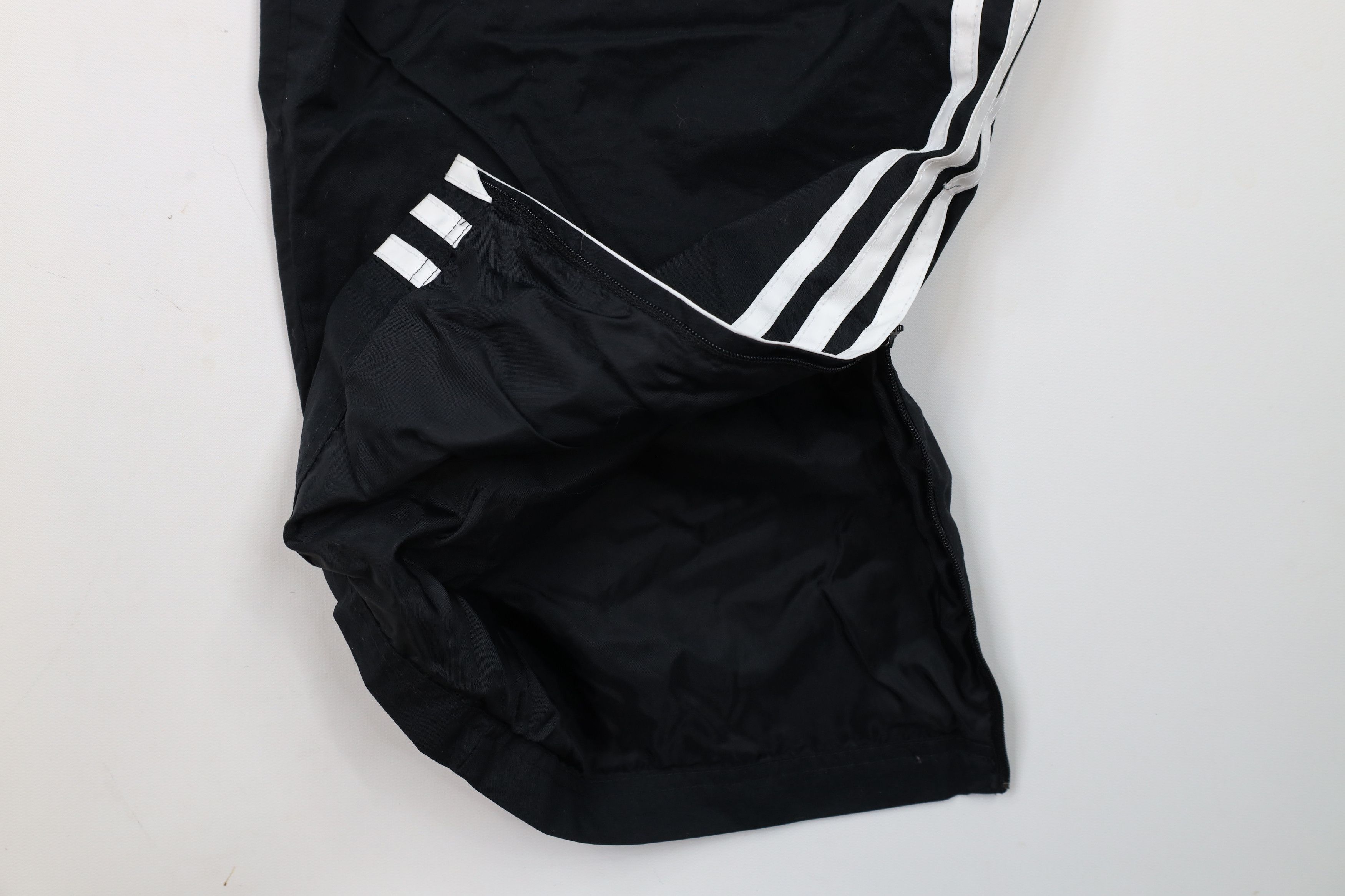 Adidas × Vintage Vintage Y2K 2001 Adidas Lined Wide Leg Windbreaker Pants Size US 36 / EU 52 - 6 Thumbnail