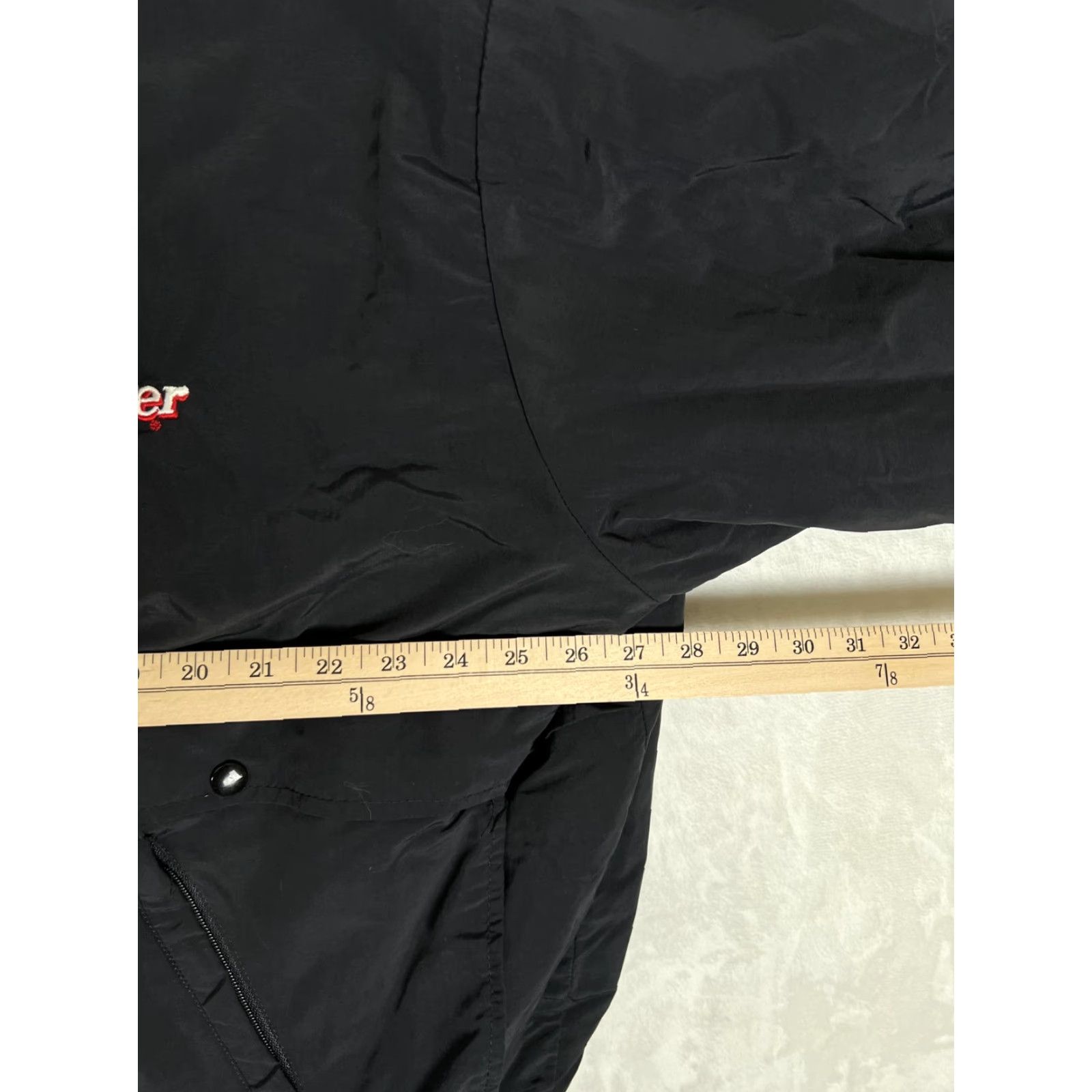 Budweiser VINTAGE Budweiser Jacket Mens 2XL Black Hooded Insulated Parka USA Made 90s Shirt? Size US XXL / EU 58 / 5 - 5 Thumbnail
