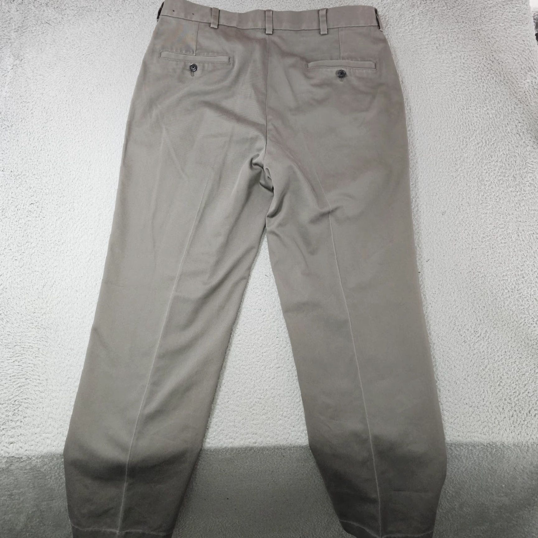 Brooks Brothers Brooks Brothers Chino Pants Mens 35x30 Gray Clark Fit Advantage Dress Casual Size US 35 - 6 Thumbnail