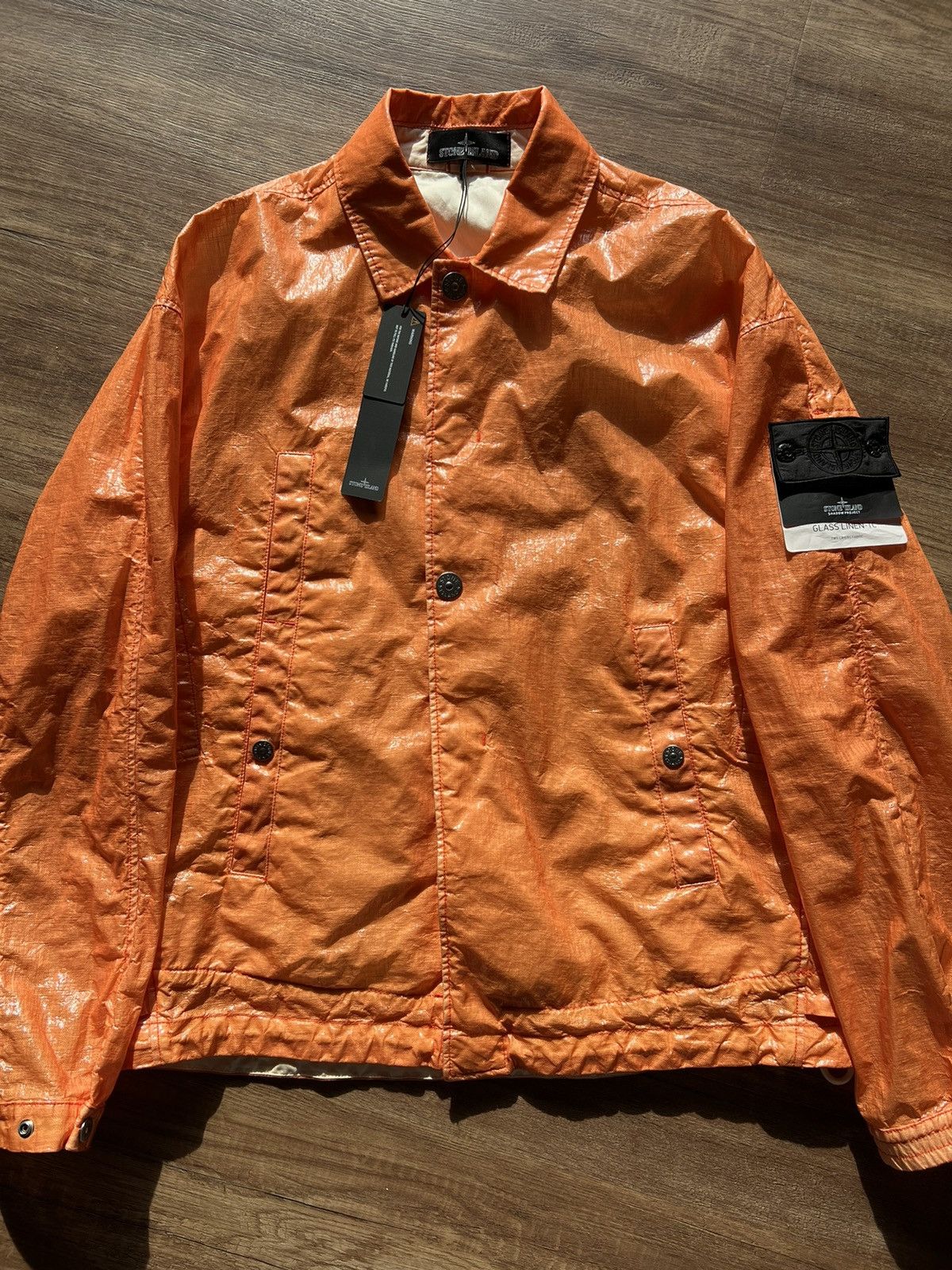 Veste Stone Island Shadow Project - Trucker Jacket Taille M - Noir Neuf étiquettes