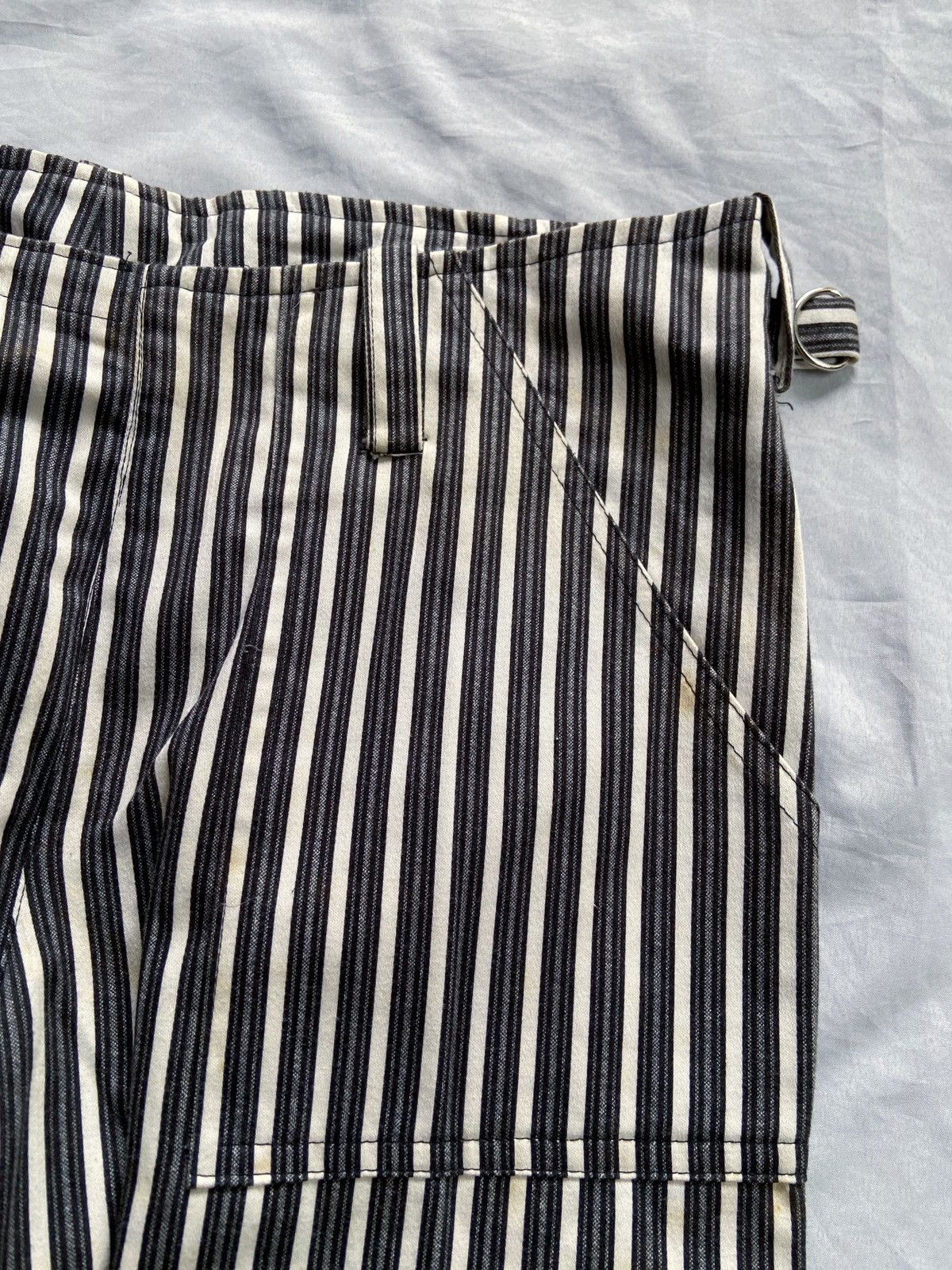 14th Addiction JAPANESE UKNOWN BRAND STRIPED PUNK STYLE PANTS Size US 34 / EU 50 - 7 Thumbnail