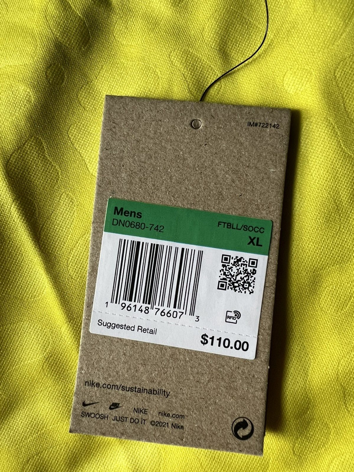 Nike Nike Brazil Jersey/Kit Size US XL / EU 56 / 4 - 2 Thumbnail