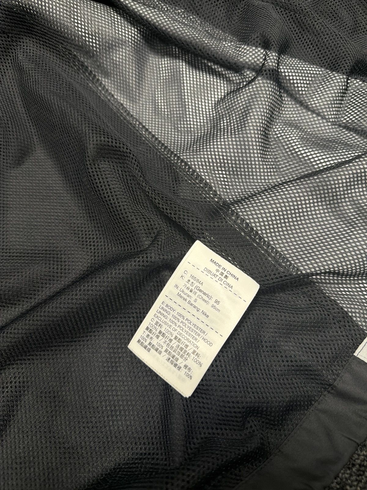 Nike Nike TN Hooded Windbreaker Zip Up Jacket Black & Gray Small Size US S / EU 44-46 / 1 - 10 Thumbnail