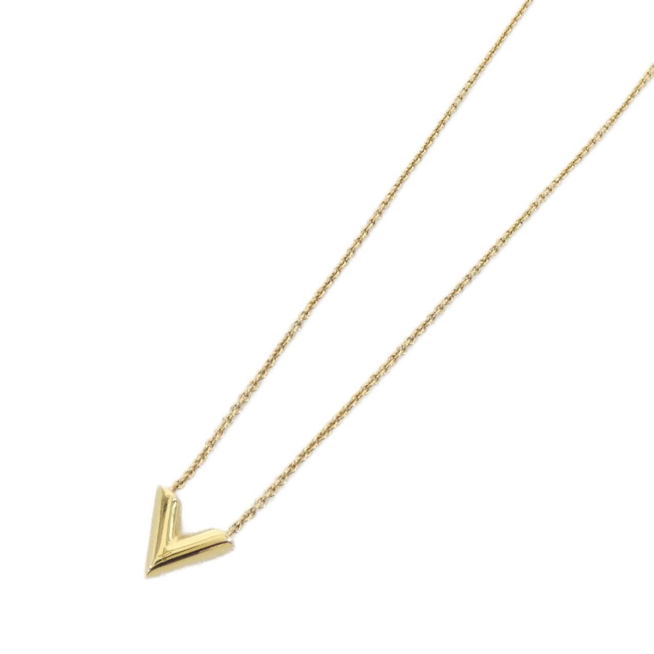 Louis Vuitton Louis Vuitton Louis Vuitton Essential V Necklace Metal Necklace M61083 DUTY FREE for USA Size ONE SIZE - 1 Thumbnail