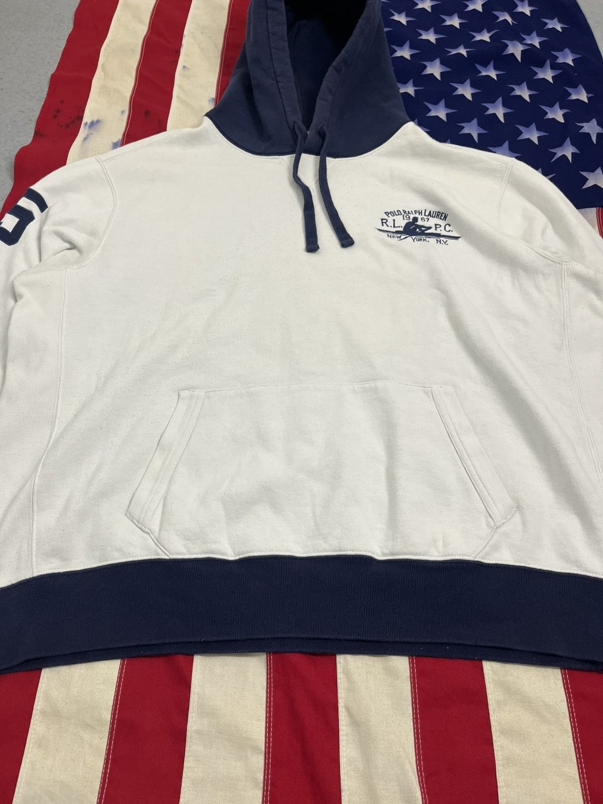 Polo Ralph Lauren Vintage Polo Ralph Lauren big logo Hoodie Size US XXL / EU 58 / 5 - 3 Thumbnail
