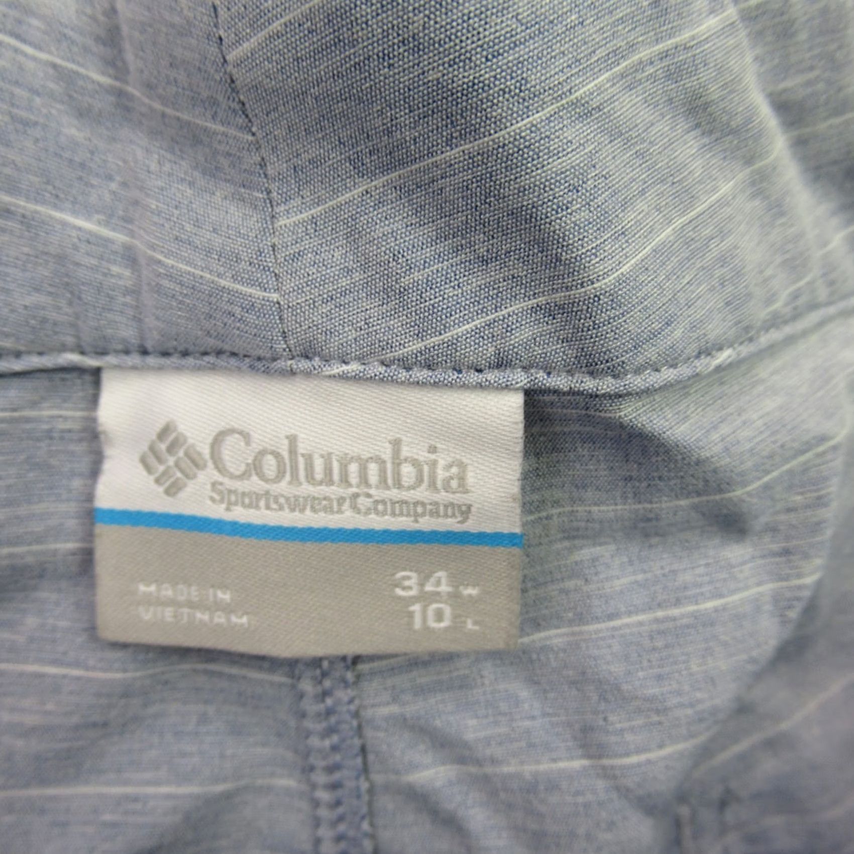 Vintage Columbia PFG Shorts Mens 34 Chino Pockets Lightweight Outdoors Blue Size US 34 / EU 50 - 4 Thumbnail