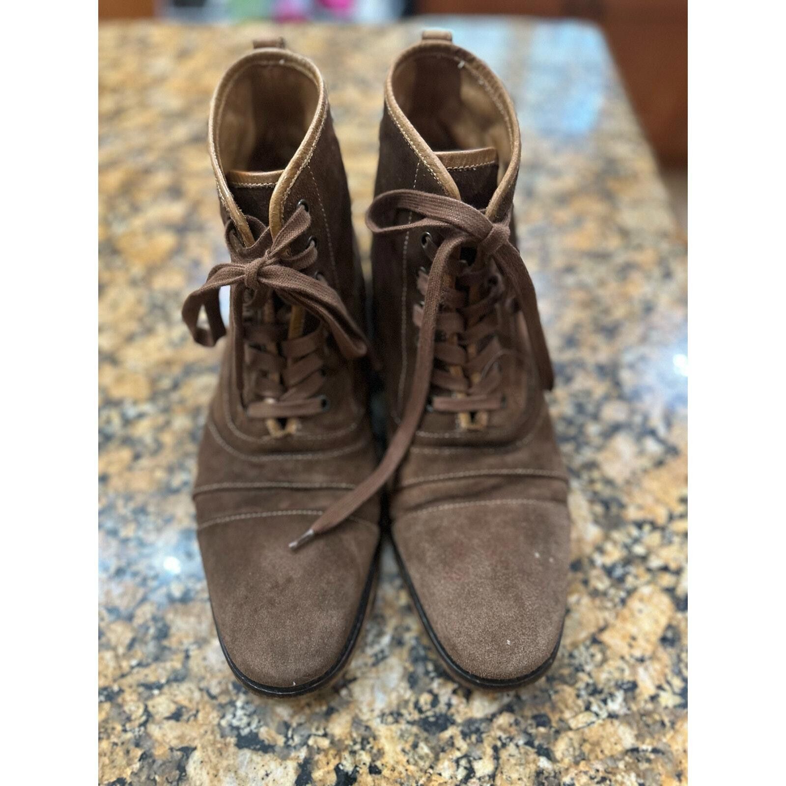 John Varvatos John Varvatos Fleetwood Boots, Suede Lace-up Boots Size US 10 / EU 43 - 2 Thumbnail