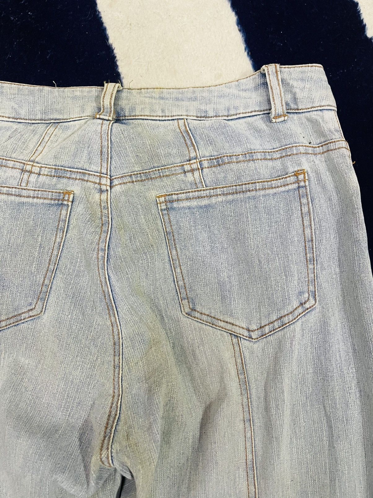 Japanese Brand Unbranded Flare Jeans Inspired Hysteric Glamour (14) Size 30" / US 8 / IT 44 - 5 Thumbnail